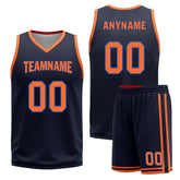 Custom White Red Black New York City Edition Personalized Reversible Basketball Set Sports Basketball Jersey BBJ01R-D0610-20